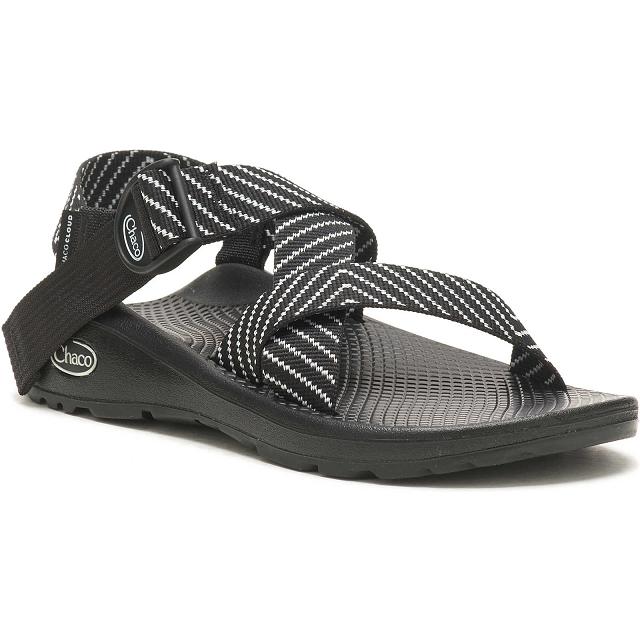 Black White Chaco Mega Z/Cloud Wide-Strap Cushioned Women Sandals | 05321-EKAW | Usa