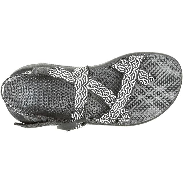 Black White Chaco Z/Cloud 2 Adjustable Strap Cushioned Women Sandals | 96581-DHFP | Usa