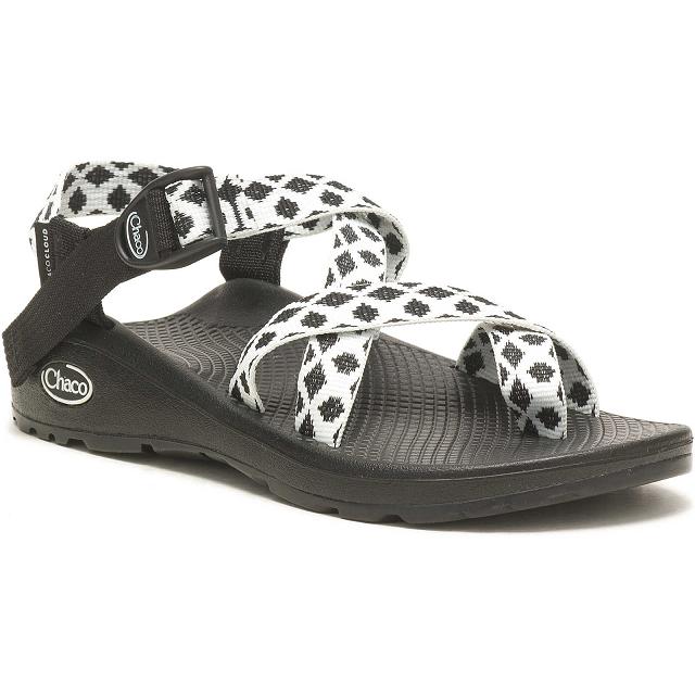 Black White Chaco Z/Cloud 2 Adjustable Strap Cushioned Women Sandals | 01864-VXQI | Usa