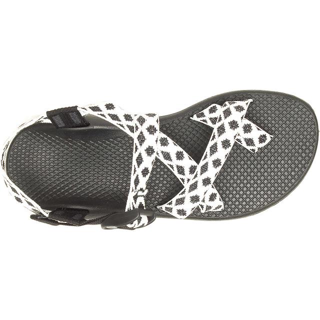 Black White Chaco Z/Cloud 2 Adjustable Strap Cushioned Women Sandals | 01864-VXQI | Usa