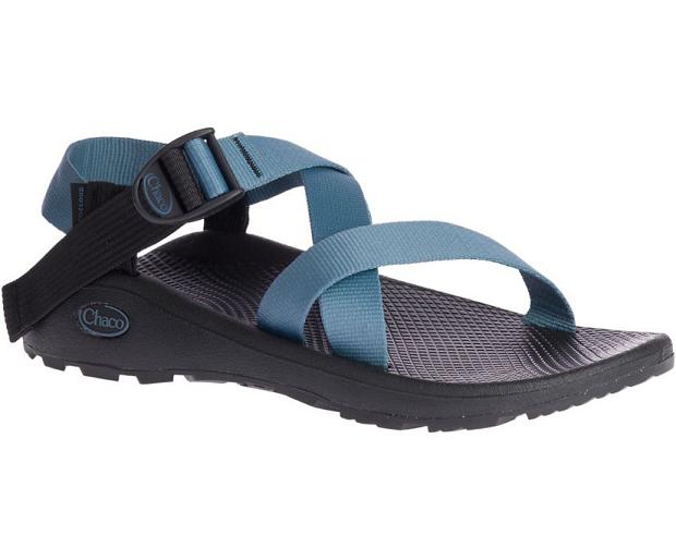 Blue Black Chaco Z/Cloud Men Sandals | 56032-SPJF | Usa