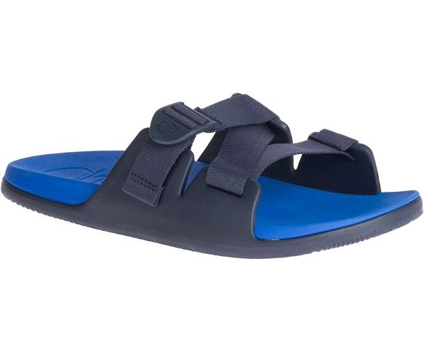 Blue Chaco Chillos Men Slide | 24351-FLSJ | Usa