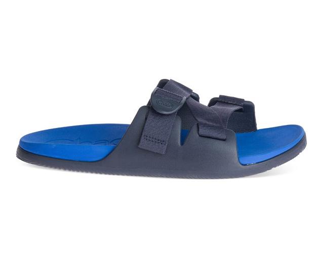 Blue Chaco Chillos Men Slide | 24351-FLSJ | Usa