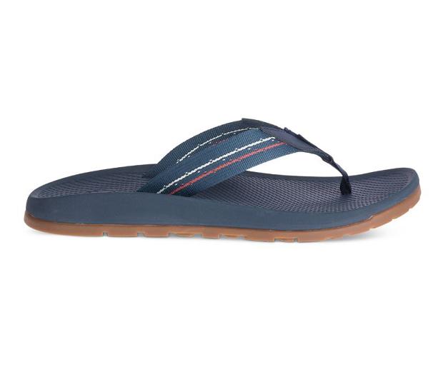 Blue Chaco Lowdown Men Flip Flops | 87032-LQAR | Usa