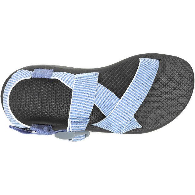 Blue Chaco Mega Z/Cloud Wide-Strap Cushioned Women Sandals | 96180-ZLTC | Usa