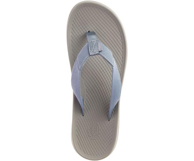 Blue White Chaco Lowdown Women Flip Flops | 79682-PAIZ | Usa