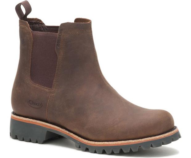 Brown Chaco Fields Chelsea Women Boots | 95146-GOME | Usa