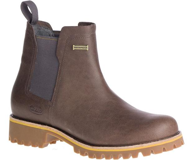 Brown Chaco Fields Chelsea Women Boots | 63791-TEGV | Usa