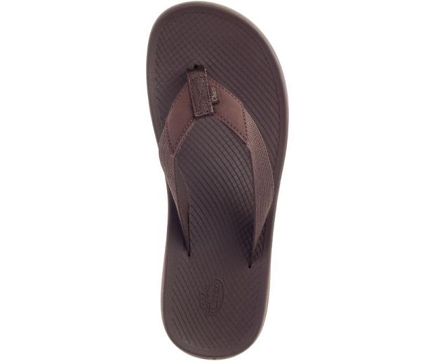 Brown Chaco Lowdown Men Flip Flops | 12436-QZPD | Usa