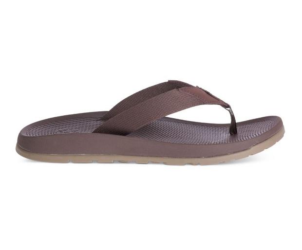 Brown Chaco Lowdown Men Flip Flops | 12436-QZPD | Usa