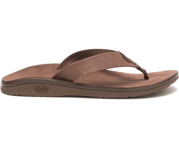 Dark Brown Chaco Classic Men Flip Flops | 61579-IAHS | Usa