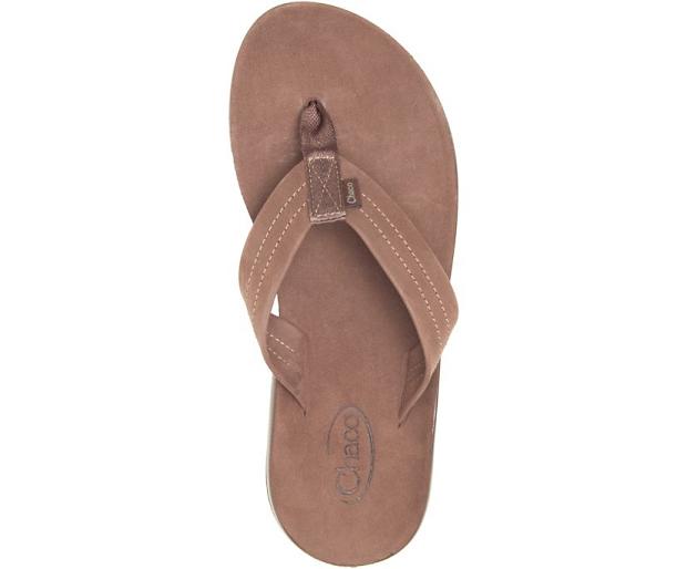 Dark Brown Chaco Classic Women Flip Flops | 42683-DNLP | Usa