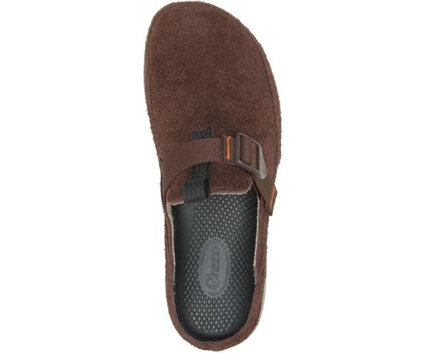 Dark Brown Chaco Paonia Men Clogs | 70314-MQAT | Usa