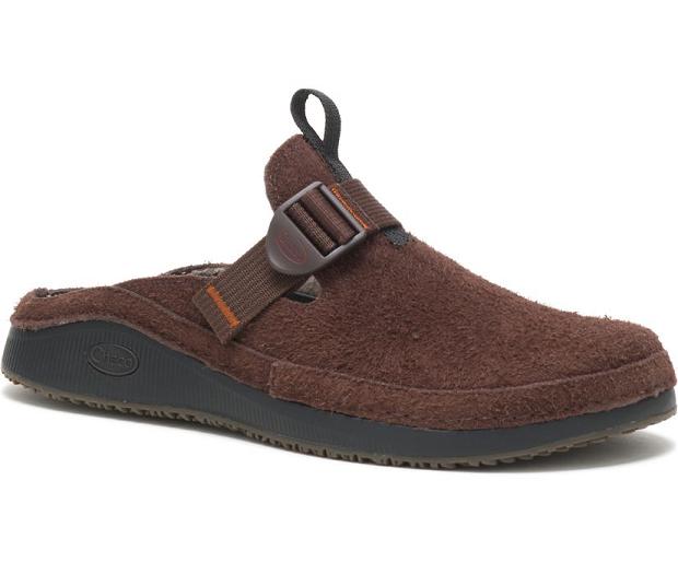 Dark Brown Chaco Paonia Men Clogs | 70314-MQAT | Usa