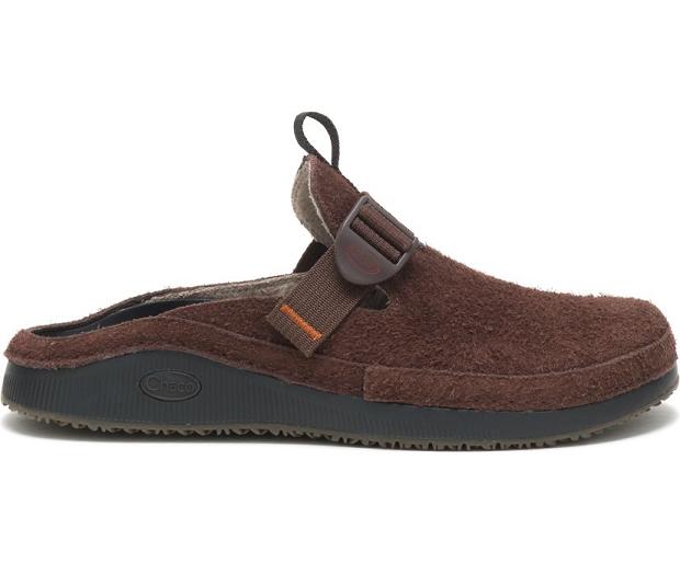 Dark Brown Chaco Paonia Men Clogs | 70314-MQAT | Usa