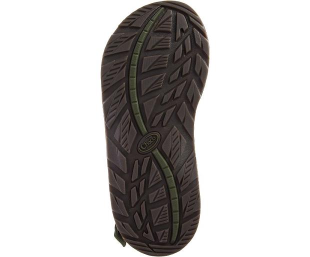 Green Black Chaco Banded Z/Cloud Men Sandals | 42063-YFWA | Usa