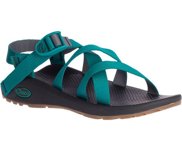 Green Black Chaco Banded Z/Cloud Women Sandals | 54106-PGOF | Usa