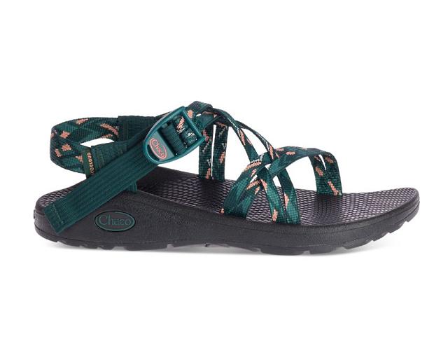 Green Black Chaco Z/Cloud X Women Sandals | 15230-DIEC | Usa