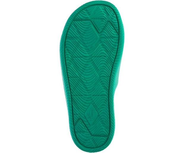 Green Chaco Chillos Kids' Slide | 37921-DLCY | Usa