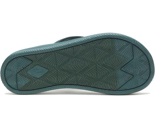 Green Chaco Chillos Men Flip Flops | 38524-MWIE | Usa