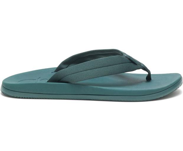 Green Chaco Chillos Men Flip Flops | 38524-MWIE | Usa