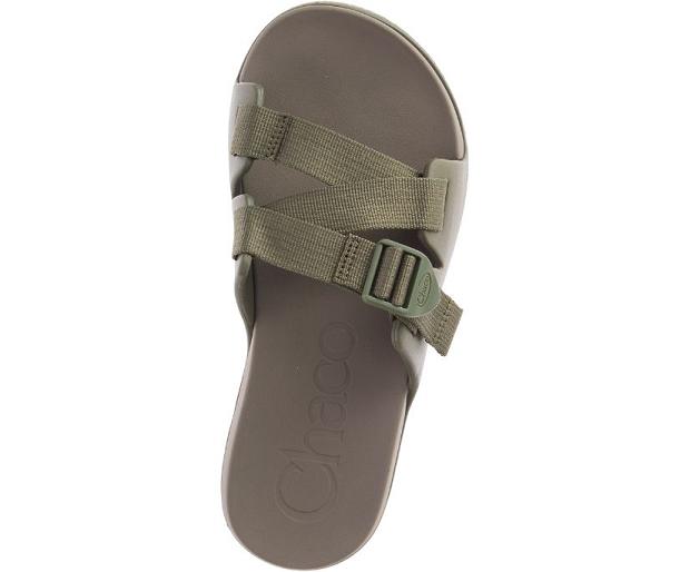 Green Chaco Chillos Men Slide | 24173-LJHK | Usa