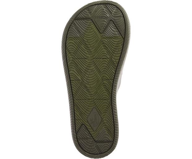 Green Chaco Chillos Men Slide | 24173-LJHK | Usa