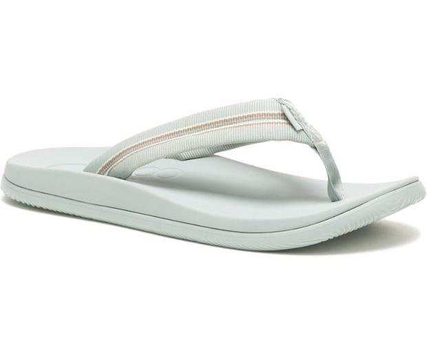 Green Chaco Chillos Women Flip Flops | 02891-IUSR | Usa