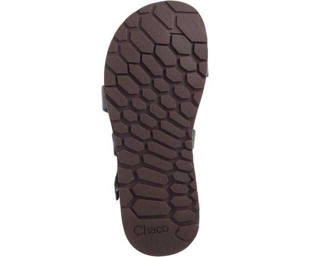 Green Chaco Lowdown Men Slide | 79056-COIE | Usa