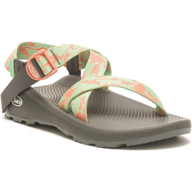 Green Chaco Z/Cloud Adjustable Strap Cushioned Men Sandals | 80794-AYKN | Usa