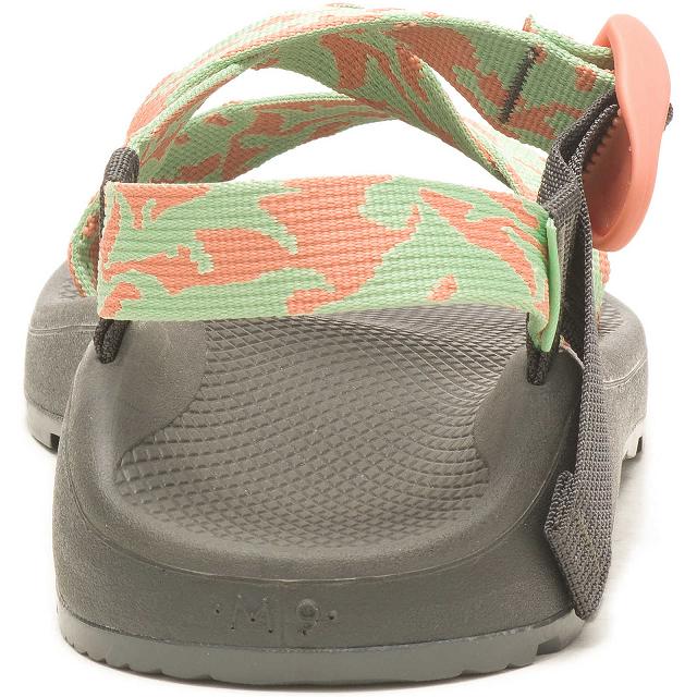 Green Chaco Z/Cloud Adjustable Strap Cushioned Men Sandals | 80794-AYKN | Usa