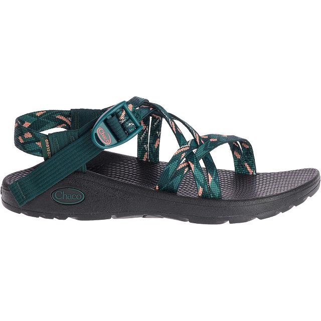 Green Chaco ZX/1 Cloud Dual Adjustable Straps Cushioned Women Sandals | 50824-HRIV | Usa