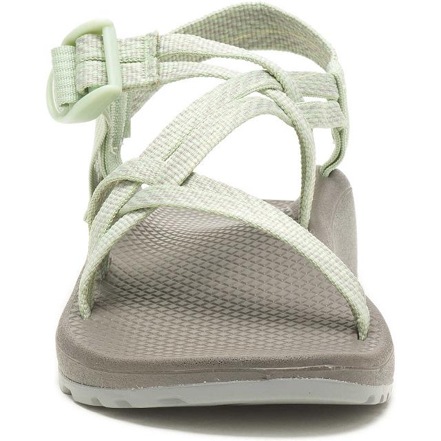 Green Chaco ZX/1 Cloud Dual Adjustable Straps Cushioned Women Sandals | 15067-LYUR | Usa