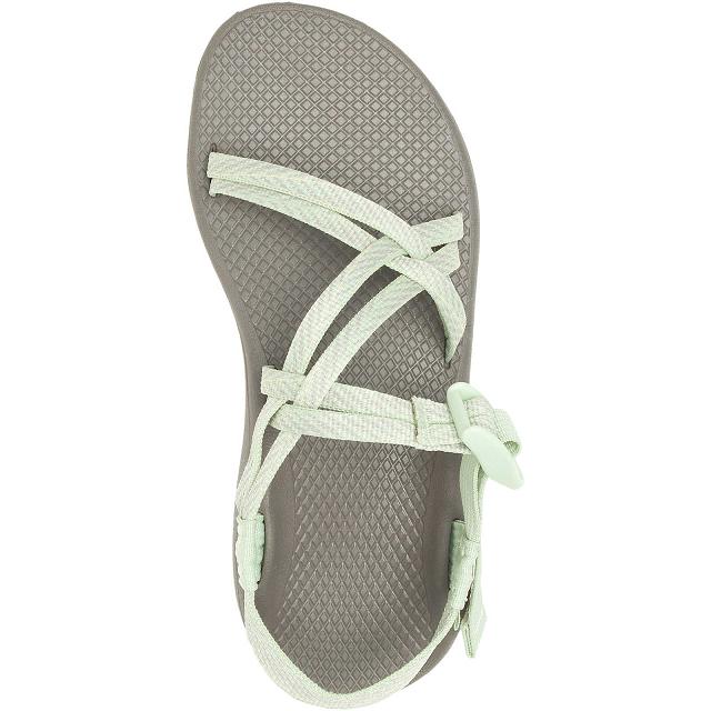 Green Chaco ZX/1 Cloud Dual Adjustable Straps Cushioned Women Sandals | 15067-LYUR | Usa