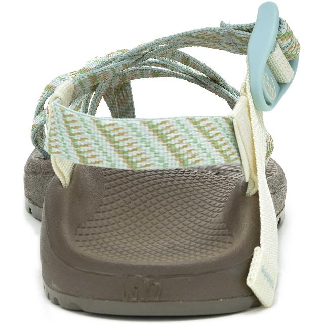 Green Chaco ZX/2 Cloud Dual Adjustable Straps Cushioned Women Sandals | 97834-WLUZ | Usa