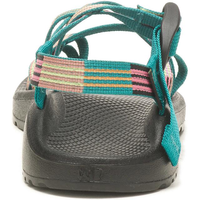 Green Chaco ZX/2 Cloud Dual Adjustable Straps Cushioned Women Sandals | 20814-TFNE | Usa