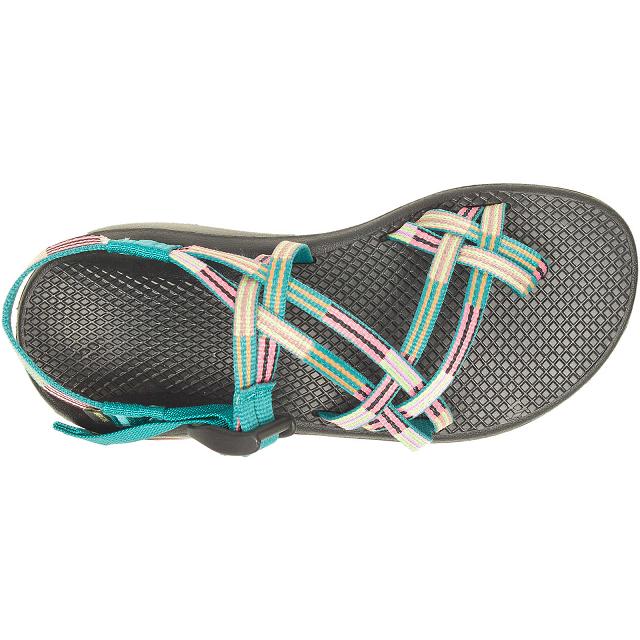 Green Chaco ZX/2 Cloud Dual Adjustable Straps Cushioned Women Sandals | 20814-TFNE | Usa