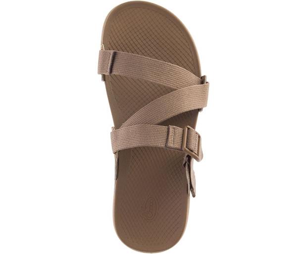 Grey Chaco Lowdown Men Slide | 75923-KUSZ | Usa