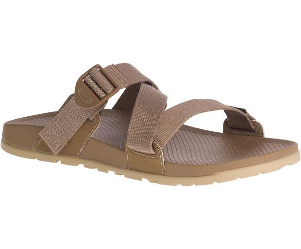 Grey Chaco Lowdown Men Slide | 75923-KUSZ | Usa