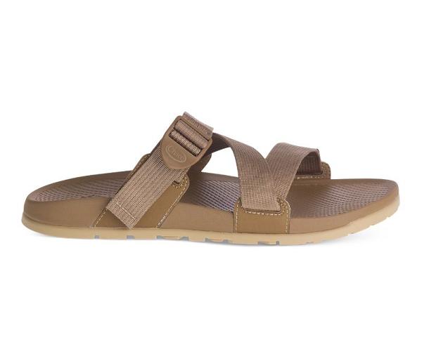 Grey Chaco Lowdown Men Slide | 75923-KUSZ | Usa