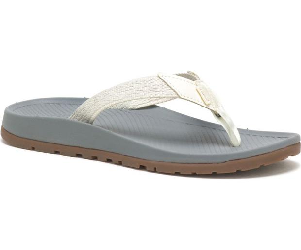 Grey Chaco Lowdown Women Flip Flops | 82357-CSML | Usa