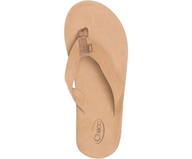 Khaki Chaco Classic Men Flip Flops | 79205-UZPV | Usa