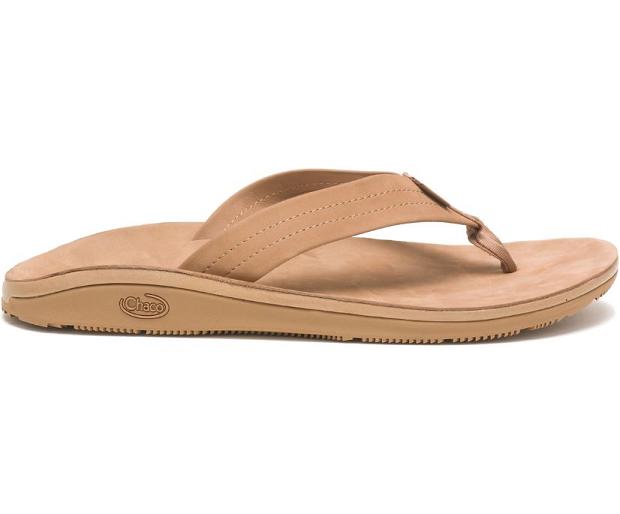 Khaki Chaco Classic Men Flip Flops | 79205-UZPV | Usa