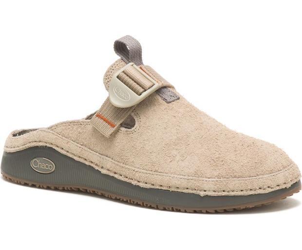 Khaki Chaco Paonia Women Clogs | 01483-SOQY | Usa