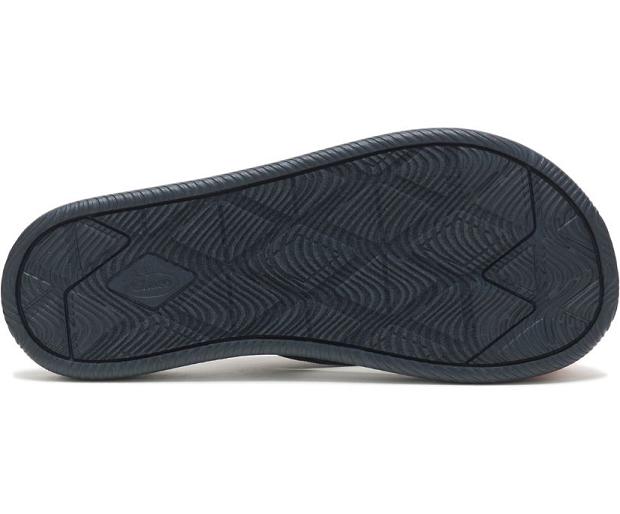 Navy Chaco Chillos Men Flip Flops | 51428-SLVU | Usa