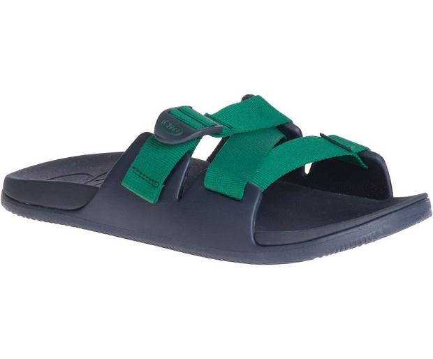 Navy Chaco Chillos Men Slide | 32460-ZETJ | Usa