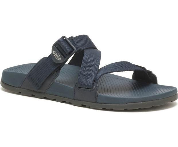 Navy Chaco Lowdown Men Slide | 07189-TVCG | Usa