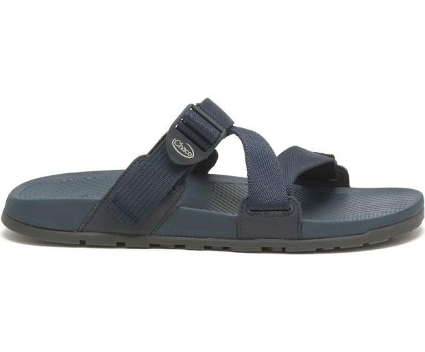 Navy Chaco Lowdown Men Slide | 07189-TVCG | Usa