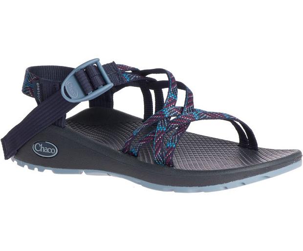 Navy Chaco Z/Cloud X Women Sandals | 37216-MLDE | Usa