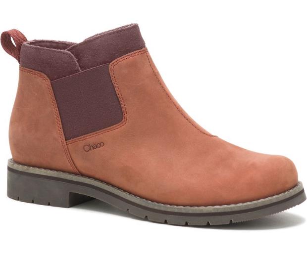 Orange Chaco Cataluna Explorer Chelsea Women Boots | 85721-PETD | Usa